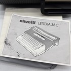 Vintage Olivetti Lettera 32c Power Portable Typewriter W  Case C 1971 German