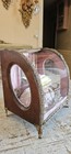 French Ornate  Antique Glass Display Case Chest Globe Du Mariee Napoleon Iii