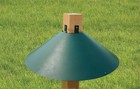 Metal 4 X 4 Inch Wrap Around Bird Feeder Squirrel Baffle Guard Pole Posts