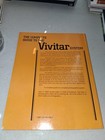 Vivitar Guide  A Manual For All Vivitar 35mm Accessories Photography Camera Book