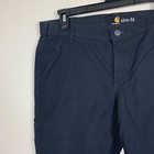 New Carhartt Rugged Flex Sim Fit Pants Black Work Size 12