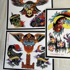 American Traditional  japanese tattoo Flash Art Print Lot X5 - P  Slivkanch    09
