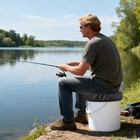 5 Gallon Bucket Seat Lid 360 Degree Swivel Bucket Lid For Fishing