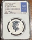 2018 S 50c Reverse Proof Silver Kennedy Half Dollar Ngc Pf70 Fdi Mercanti Signed