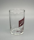 Schlitz Beer Shell Glass   Vtg Tavern Barware Advertising   Man Cave Bar Decor