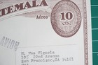 1950s 60s Guatemala 10 Centavos Airmail Postal Stationery    caf   Guatemala   