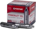 Crosman 25-count 12-gram Co2 Cartridges For Air Rifles And Medium  Silver 