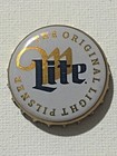 100 Miller Light Beer Caps  no Dents  Art   Crafts Collector Man Cave 