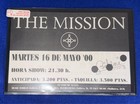 Vtg 2000 Ronnie James Dio mission 2 Sided Concert Handbill fridge Magnet Frame