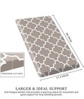 Wiselife Kitchen Mat Cushioned Anti Fatigue Floor Mat 17 3 x28  non Slpry