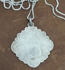 1000 sterling Icon Medal Pendant Mother Of God Saint Mary Jesus Christ Necklace