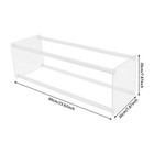 10pcs Acrylic Clear Rectangular Flower Display Stand For Wedding Decorations