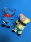 Grateful Dead Birthday Bear Beanbag Plush Lot Of 2 Tour Memory Tags Vintage 1997