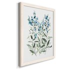 Delicate Blue Botanical Ii-premium Framed Canvas - Ready To
