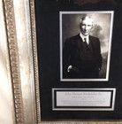 John D  Rockefeller Typed Signed Letter Framed Display Jsa Authenticated  rare 