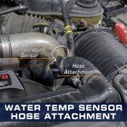 Glowshift 44mm  1-3 4   Water Temperature Gauge Sender Sensor Attachment
