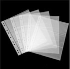 100 Sheets Currency Pages 3   pocket Sleeves     Archival Quality For Paper Money