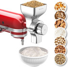 All Metal Grain Mill Attachment For Kitchenaid Stand Mixer  12 Levels Flour Mill