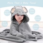 2 Pack Hooded Baby Towel - Premium Soft Bath Towel For Bathtub For Babie Newb   