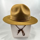 Vintage Stetson Boy Scouts Campaign Hat Smokey Bear Style Bsa Felt Hat Wool Hats