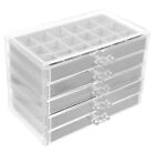 Rock Display Cabinet Box Gemstone Grid Case Storage Organizer