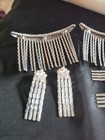 Silver Crystal Rhinestone Metal Bridal Hair Comb   Pin Set  Multiple Pieces