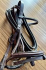 Hunter Jumper Bridle Padded Full Size With New Rubber Reins