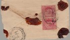 India - 1908 1 2a Kedvii Registred Envelope With Kedvii Stamps - Used