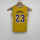 Unbranded Lakers Basketball Jersey Youth Small Yellow Lebron James 23 Good