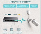 Tp-link Litewave Ls108gp 8-port Gigabit Desktop Poe  Switch 62w Metal Plug Play