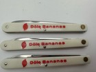 Lot Of 5 Vintage Dole Bananas Fruit Knife Serrated Blade Colonial Providence Ri