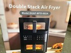 Double Stack Air Fryer Dual Basket Vertical Cooker W  Window   Touch Screen New