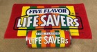 Lifesavers Xtra Large Display Candy Roll  25  X 10   With Beach Towel - New 