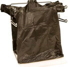 1000 Bags 1 6 Black  21 X 6 5 X 11 5  T-shirt Plastic Grocery Shopping Bag New