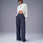 Alo Straight Leg Wide Pants Slacks For Women
