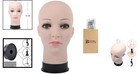 Professional Beige Bald Mannequin Head For Wig Making - 21 Inches With 11 T Pins
