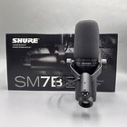 New Sm7b Cardioid Dynamic Vocal Broadcast Microphone Sealed In Box Black