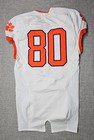 Clemson Tigers Football Jersey Mens 42 L White Game Worn Team Issued Nike  80