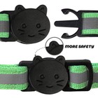 2 Pack Reflective Cat Collar Breakaway With Bell personalized Kitten Collars    