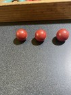Vintage Wooden Toy Bowling Set  10 Pins   3 Balls  Multicolor Slide Lid Box