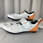 Louis Garneau Orange White Tri X-speed Cycling Women s Sz Us 9 Euro 40 Shoes
