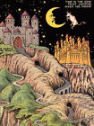  the Land Of Make Believe    1930 Vintage Style Fairy Tale Map Poster - 16x24