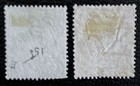 Great Britain 155-156   1912 King George V Kgv Stamps   Used   Crease