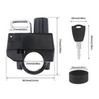 Motorcycle Helmet Lock - Anti-theft  Tamper-proof Security Lock For Motorbike