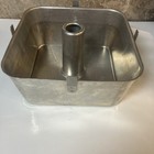 Wear-ever  2740 Square Angel Food Cake Pan Vintage 2 Piece Aluminum 9x9 Tube Pan