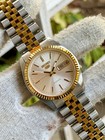 Seiko 5 Automatic Vintage 7009-3111 Steel And Gold White Dial For Men