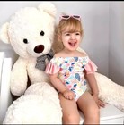 Teddy Bear Stuffed Animal  4ft Giant Tan Plush Toy  Soft Big Bear For Girlfri   