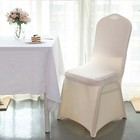 10 Beige Spandex Fitted Banquet Chair Covers Wedding Party Reception Decorations