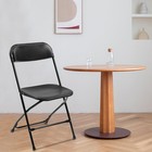 4 Pack Black Plastic Folding Chair  Indoor Outdoor Chair For Party Wedding Event