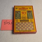 Vintage Tiny Charley 25   Punchboard Trade Stimulator Game Board 8 x5 5   10- 5